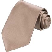 Uniquetrenders Erkek Saten Kravat Capuccino