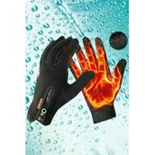 Uniquetrenders Unisex Rüzgar Geçirmez Ve Suya Dayanıklı Kaydırmaz Dokunmatik Ekran Termal Eldiven
