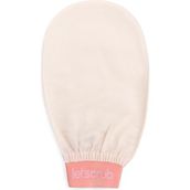 Unisex Banyo Duş Kesesi Peeling Eldiveni%100 Floş İpek (Ekru)