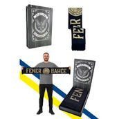 Unısex Gold Fenerbahçe Dokuma Atkı Lazer Kutu Hediyeli