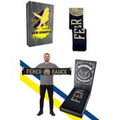 Unısex Gold Fenerbahçe Dokuma Atkı Uv Kutu Hediyeli