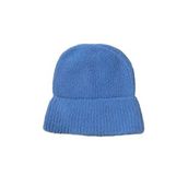 Unisex Tam Kalıp İnce Sakallı Triko Bere - Indigo