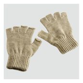 Unisex Ucu Kesik Yün Eldiven 30578 Bej