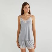 United Colors of Benetton 3U113H235 Gri Melanj Kadın Pijama