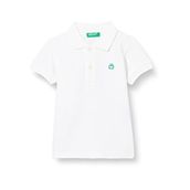 United Colors of Benetton Logolu Polo Beyaz Erkek Çocuk T-Shirt
