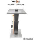 Universal OBUS KARAVAN MASA AYAĞI TELESKOBİK MASA AYAĞI 720MM BABARVY - Standart
