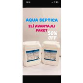 UniversaLMarket AQUA Tıppı Amaclı Dezenfektan %96 Etil Alkol Içeren 2li Dezenfektan Paket