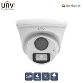 Uniview UAC-T112-AF28-W 2 MP 2.8 mm Colorhunter 20 mt IP67 AHD Dahili Ses Dome Kamera