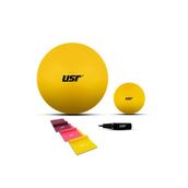 Usr 25654BL 25+65 cm Pilates Topu+Pompası + 3 Lastik