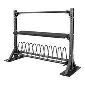 USR Miletos-A-R30 3 Katlı Bumper Plaka-Dambıl-Kettlebell-Wallball Rafı