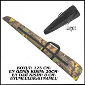 Uyguna-Yakala 61 Namlu Ağaç Desen-Tüfek Kılıfı -38053-A61