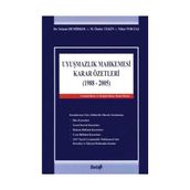 UYUŞMAZLIK MAHKEMESI KARAR ÖZETLERİ CILTLI - S. DEMIRKOL, Ö.TEKIN, N. TOKTAŞ