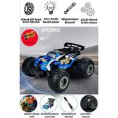 Uzaktan Kumandalı Araba Full Fonksiyon Işıklı Drift 4x2 15 Km Hız Yapan Jip - Mavi