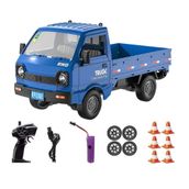 Uzaktan Kumandalı Işıklı Drift Arabası - Carry Serisi, 4WD 2.4GHz Yüksek Hızlı Yarış Arabası, Mavi
