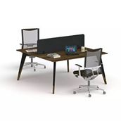 Uzay Ofis Royal İkili Çalışma Masası - 120 Cm Ceviz
