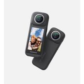 V3 360° Aksiyon Kamerası 8k Çift Lens Wifi Dokunmatik Ekranlı Kamera - Siyah