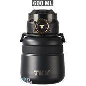 Vagonlife TKK 2029 600 ml Siyah Çelik Termos
