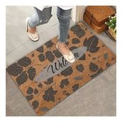 Valerine Life Ceviz Yaprakları Welcome Kapı Önü Paspası 45x70cm