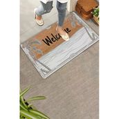 Valerine Life Deniz ve Palmiye Manzaralı Welcome Kapı Önü Paspası 45x70cm