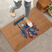 Valerine Life Kuş Salıncağı ve Tüyler Welcome Kapı Önü Paspası 45x70cm