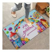 Valerine Life Sugar Village Hoş Geldiniz Kapı Önü Paspası 45x70cm