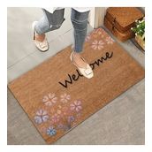 Valerine Life Verbena Hastata Mine Çiçeği Welcome Kapı Önü Paspası 45x70cm