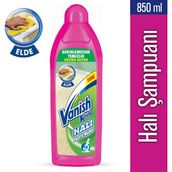 Vanish Kosla Halı Şampuanı 850 ml Ekstra Hijyen Elde Yıkama Derinlemesine Temizlik İçin