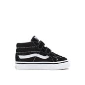 Vans VN00018W6BT1 TD SK8-Mid Reissue V Siyah Beyaz Bebek Yürüyüş Ayakkabısı
