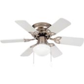Vanti KCF278 60 W Beyaz Nikel 6 Kanatlı Avizeli Tavan Vantilatörü
