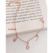 VAOOV 925 Ayar Gümüş Dört Rakamlı Zincir Bileklik