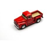 Vardem Die-Cast Çek Bırak Arabalar '56 Ford F-100 Pickup Kırmızı - Renkli