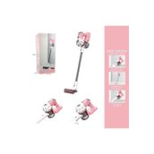 Vardem Pilli Sesli Vakumlu Dikey Elektrik Süpürgesi Çekme Özellikli Eğitici Oyuncak Pembe (3 In1 )