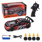 VARDEM Uzaktan Kumandalı Full Fonksiyon 1:24 Şarjlı 4x4 Drift Araba, Kumandalı RC Yarış ve Off Road Oyuncak Araç, Çocuklar İçin Şarjlı Drift Araba SYR-666-854 (KIRMIZI)