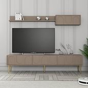 Variant Atlas Altın Lyon Duvar Raflı Tv Ünitesi