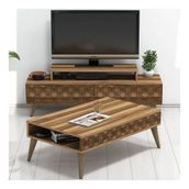 Variant City Ceviz Orta Sehpa ve Tv Ünitesi