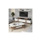 Variant Mobilya EY.TVTK.160.CB.01 Eylül Beyaz Tv Ünitesi Ve Orta Sehpa Takımı