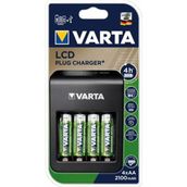 Varta LCD Plug+ Plus Şarj Cihazı+4x2100 Mah Aa Şarjlı Pil