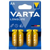 Varta Longlife AA 4'lü Paket Kalem Pil