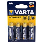 Varta Longlife Power Alkalin AA 4'lü Kalem Pil