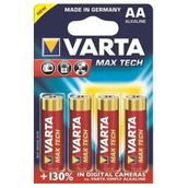 Varta Max Tech Alkalin AAA - 4'lü İnce Pil