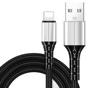 Vcom CU278L Siyah Lightning 2A Şarj Kablosu