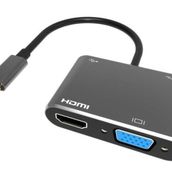 Vcom CU451 Type-C To Vga Hdmi Usb Type-C Çevirici