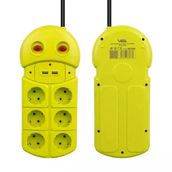 Vea Ve-970Usb 6Lı 2 Usblı 1.5 mt Grup Priz