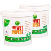 Vebox Büyülü Bahçe Kokulu Eko 2'li 600 Adet Easy Wet Wipes Kova Islak Mendil