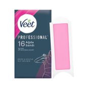 Veet 16 Adet Professional Bikini ve Koltukaltı Bölgesi Normal Ciltler Sir Ağda Bandı
