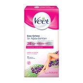 Veet Easy-Gelwax Normal Ciltler İçin 12 Adet Sir Ağda Bandı