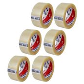 Vege 45 mm x 100 Metre Şeffaf 6'lı Paket Fil Koli Bandı
