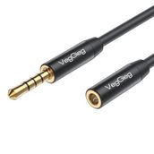 Veggieg 1 mt 3.5 mm TRSS AUX Kulaklık Mikrofon Ses Uzatma Kablosu