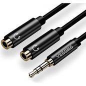 Veggieg 3.5 mm 2 Kulaklık Çoklayıcı Y Kablo