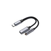 Veggieg 3.5 mm Type-C to Kulaklık ve Type-C Şarj Dönüştürücü Adaptör